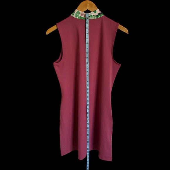 Tommy Bahama Women’s Medium Pink Sleeveless Golf Dress Performance UPF Golfing - Picture 2 of 5